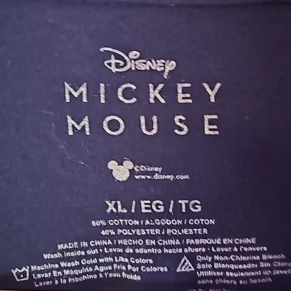 Disney Mickey Mouse Van Gogh Starry Night Graphic T-Shirt Size X-Large - Picture 3 of 9